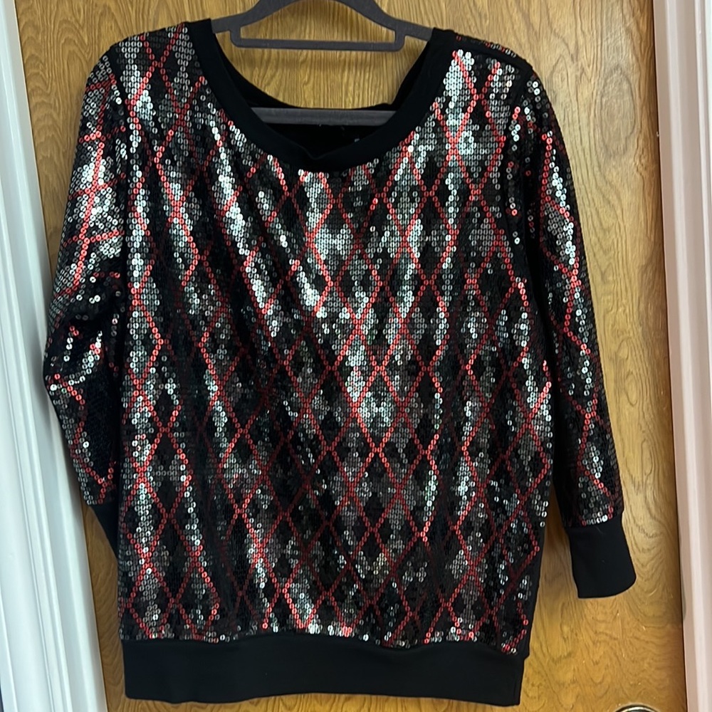 Express Sequin Pullover - image 1